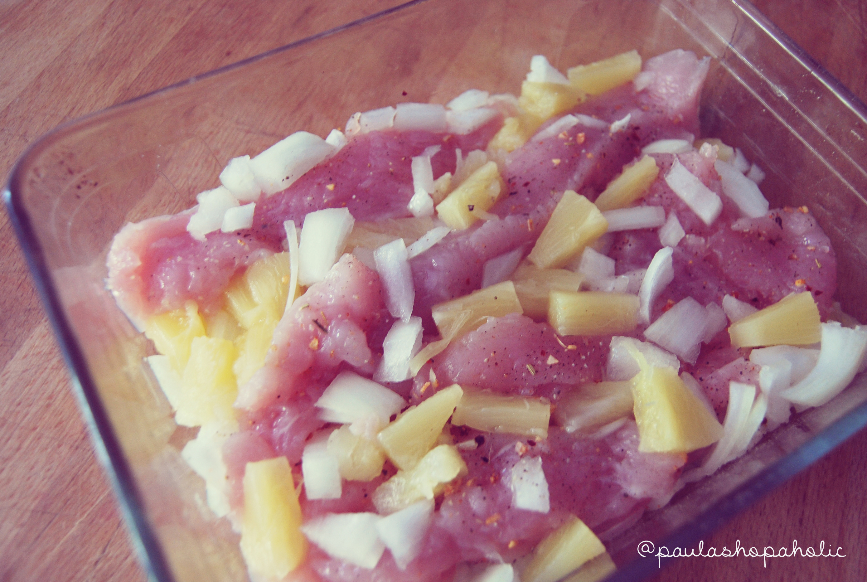 Pavo con piña al horno / Oven baked turkey and pineapple | fit and sweet